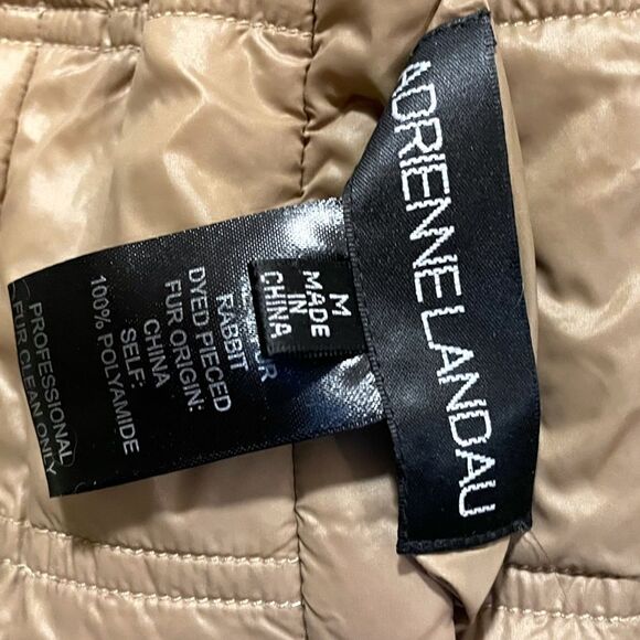 ADRIENNE LANDAU Reversible Real Fur Vest |Size: M| - Picture 10 of 10